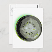 Frisbee Pie Tin Earth Colors Briefkaart (Voorkant / Achterkant)