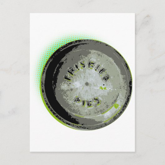 Frisbee Pie Tin Earth Colors Briefkaart (Voorkant)