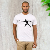Frisbee Silhouette Mannen T-shirt