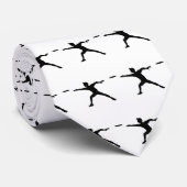 Frisbee Silhouette Stropdas (Opgerold)