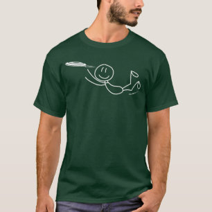 Frisbee Stickman Disc Golf Grappige Ultimate Frisb T-shirt