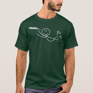 Frisbee Stickman Disc Golf Grappige Ultimate Frisb T-shirt