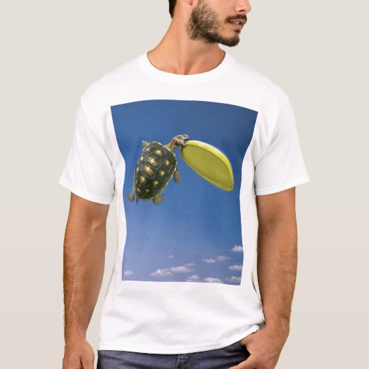 Frisbee Turtle T-shirt (Voorkant)