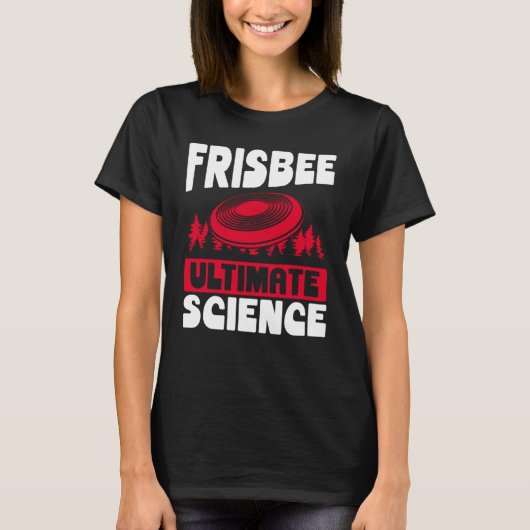 Frisbee Ultimate Science Ultimate Frisbee T-shirt (Voorkant)