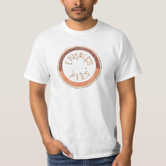 Frisbie Pie Tin BrowPumpkin en Spice-kleuren T-shirt (Voorkant)