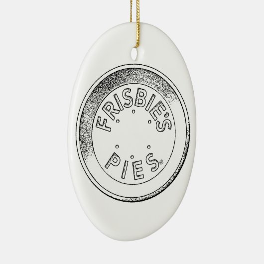 Frisbie Pie Tin keramische ornament (Rechts)