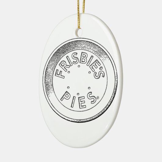 Frisbie Pie Tin keramische ornament (Links)