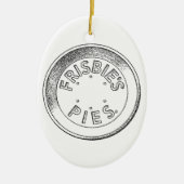 Frisbie Pie Tin keramische ornament (Voorkant)
