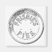 Frisbie Pie Tin magnet (Voorkant)