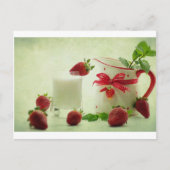 Frische Erdbeeren im Landhausstil Briefkaart (Voorkant)