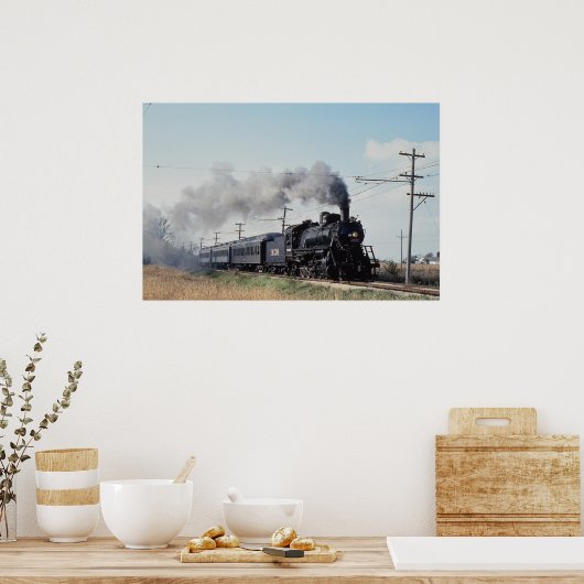 Frisco 2-10-0, No. 1630, Illinois Railroad Museum, Poster (Keuken)