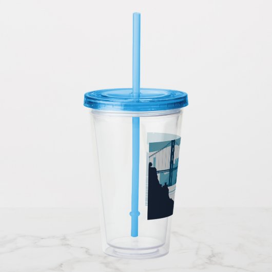 FRISCO BAY #1 ACRYL DRINKBEKER (Rechts)