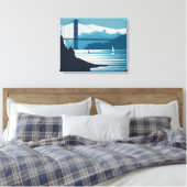 FRISCO BAY #1 CANVAS AFDRUK (Insitu (Slaapkamer))