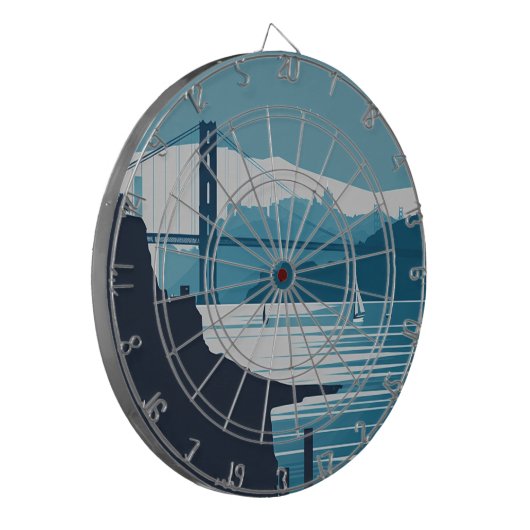 FRISCO BAY #1 DARTBORD (Voorkant Links)