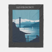 FRISCO BAY #1 FLEECE DEKEN (Voorkant)