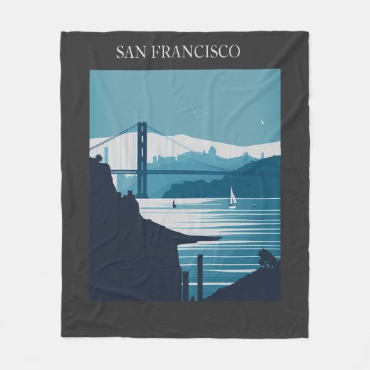 FRISCO BAY #1 FLEECE DEKEN (Voorkant)