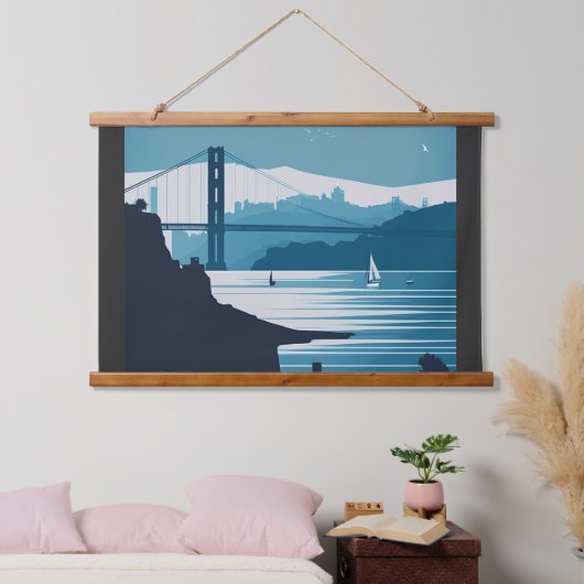 FRISCO BAY #1 HANGEND WANDKLEED (Slaapkamer)