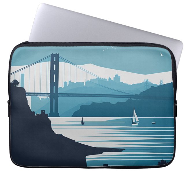 FRISCO BAY #1 LAPTOP SLEEVE (Voorkant)