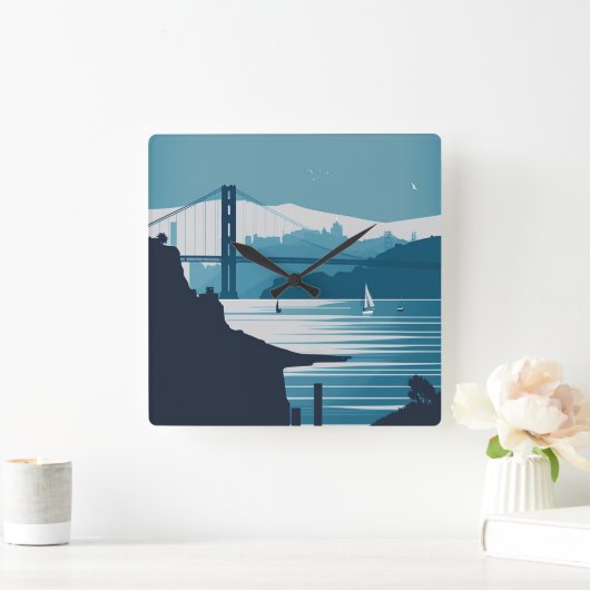 FRISCO BAY #1 VIERKANTE KLOK (Huis)