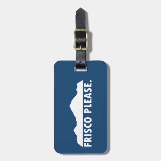 Frisco Colorado alstublieft Bagagelabel (Voorkant verticaal)