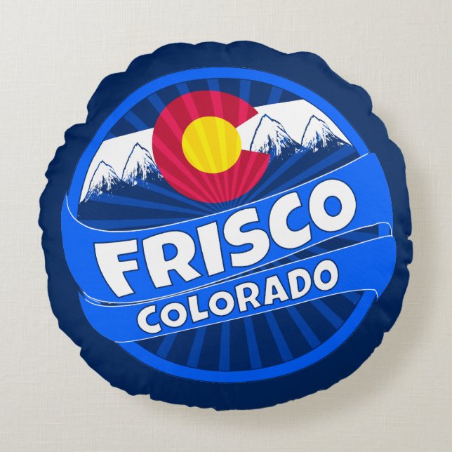Frisco Colorado-berg barst kussen uit (Voorkant)