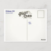 Frisco Colorado Briefkaart (Achterkant)