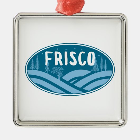 Frisco Colorado buitenshuis Metalen Ornament (Voorkant)