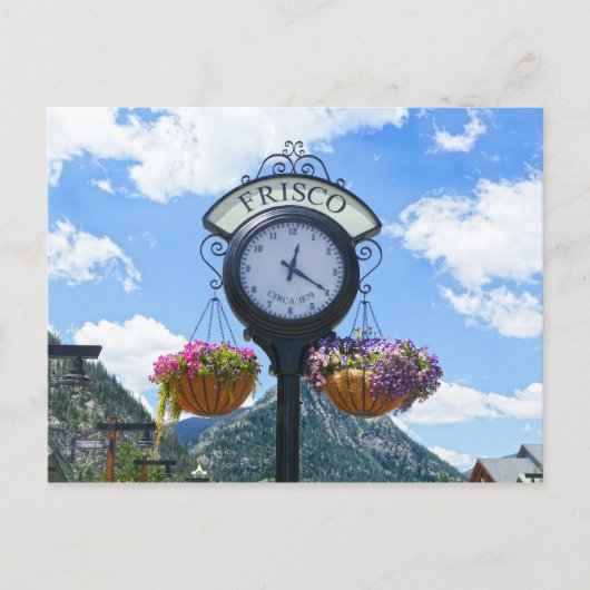 Frisco, Colorado, Clock Briefkaart (Voorkant)