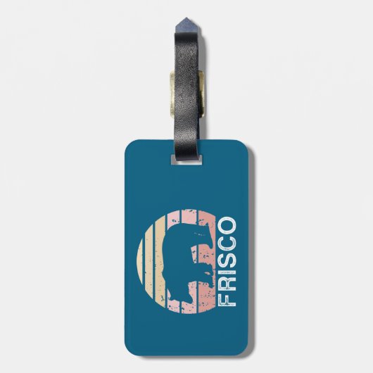 Frisco Colorado Retro Beer Bagagelabel (Achterkant verticaal)