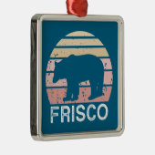 Frisco Colorado Retro Beer Metalen Ornament (Rechts)