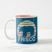 Frisco Colorado Retro Beer Tweekleurige Koffiemok (Links)