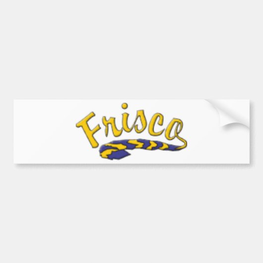 Frisco High School Tail Bumpersticker (Voorkant)