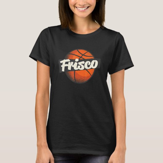 Frisco Hometown Basketball Player Sports T-shirt (Voorkant)