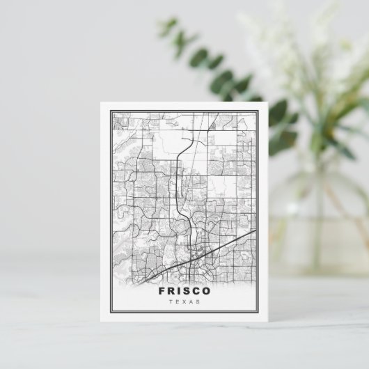 Frisco Map Briefkaart (Staand voorkant)