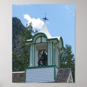 Frisco One room Schoolhouse Bell Tower, Colorado Poster