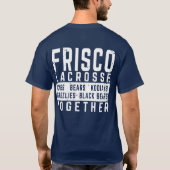 Frisco "Samen" voor/achter - donkerder basisproduc T-shirt (Achterkant)