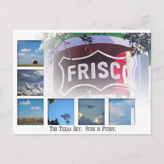 Frisco, Texas Briefkaart (Voorkant)