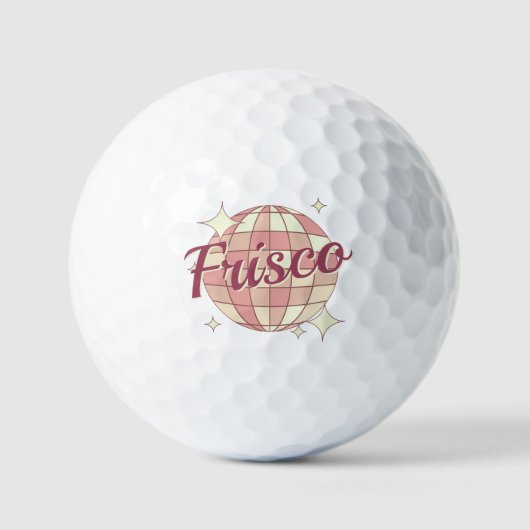 Frisco Texas Golfbal golfbal Golfballen (Voorkant)