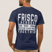 Frisco "Together" voor/achter - M Bella Canvas T-shirt (Achterkant)