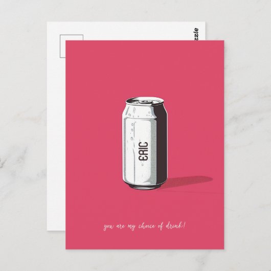  frisdrankblikje briefkaart (Voorkant / Achterkant)