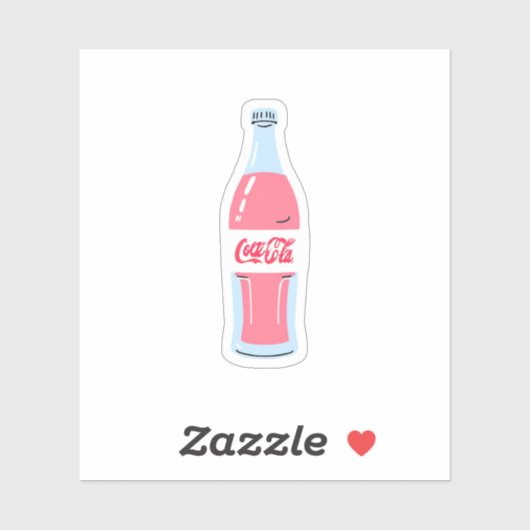 Frisdrankfles Sticker (Vel)