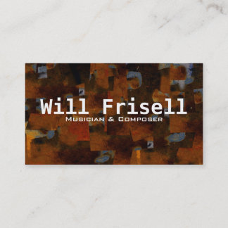 "Frisell" Visitekaartje