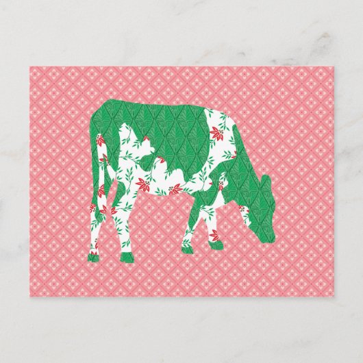 Frisiaanse koe, Friese koe Briefkaart (Voorkant)
