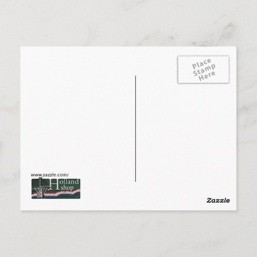 Frisian Flag & Text Fryslan Boppe! Briefkaart (Achterkant)