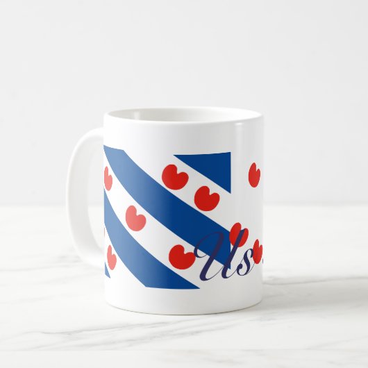 Frisian Flag Us Heit Mok (Voorkant links)