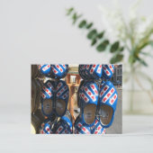 Frisian Klomp Clogs Foto Briefkaart (Staand voorkant)