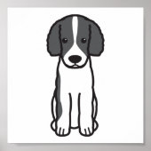 Frisian Water Dog Cartoon Poster (Voorkant)