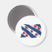 Frisians Flag Magnet (Voorkant / Achterkant)