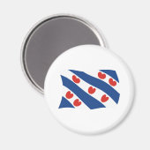 Frisians Flag Magnet (Voorkant / Achterkant)