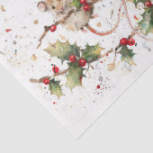 Frisky Christmas Mice Set Tissuepapier (Detail)